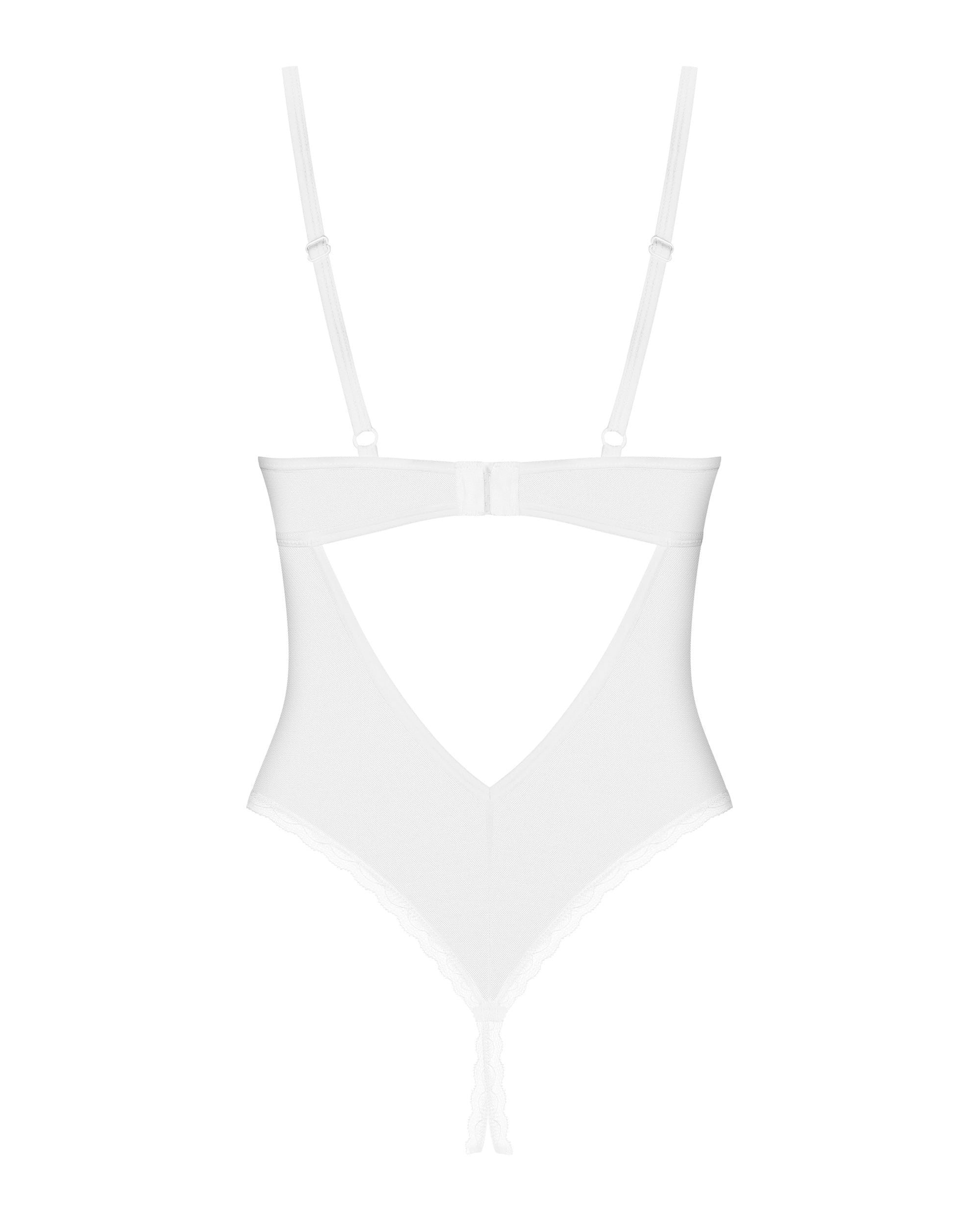 Sheer Crotchless Teddy Obsessive Alissium — Lavinia Lingerie