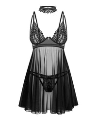 Sheer Mesh Babydoll & String Panty Obsessive Donarella