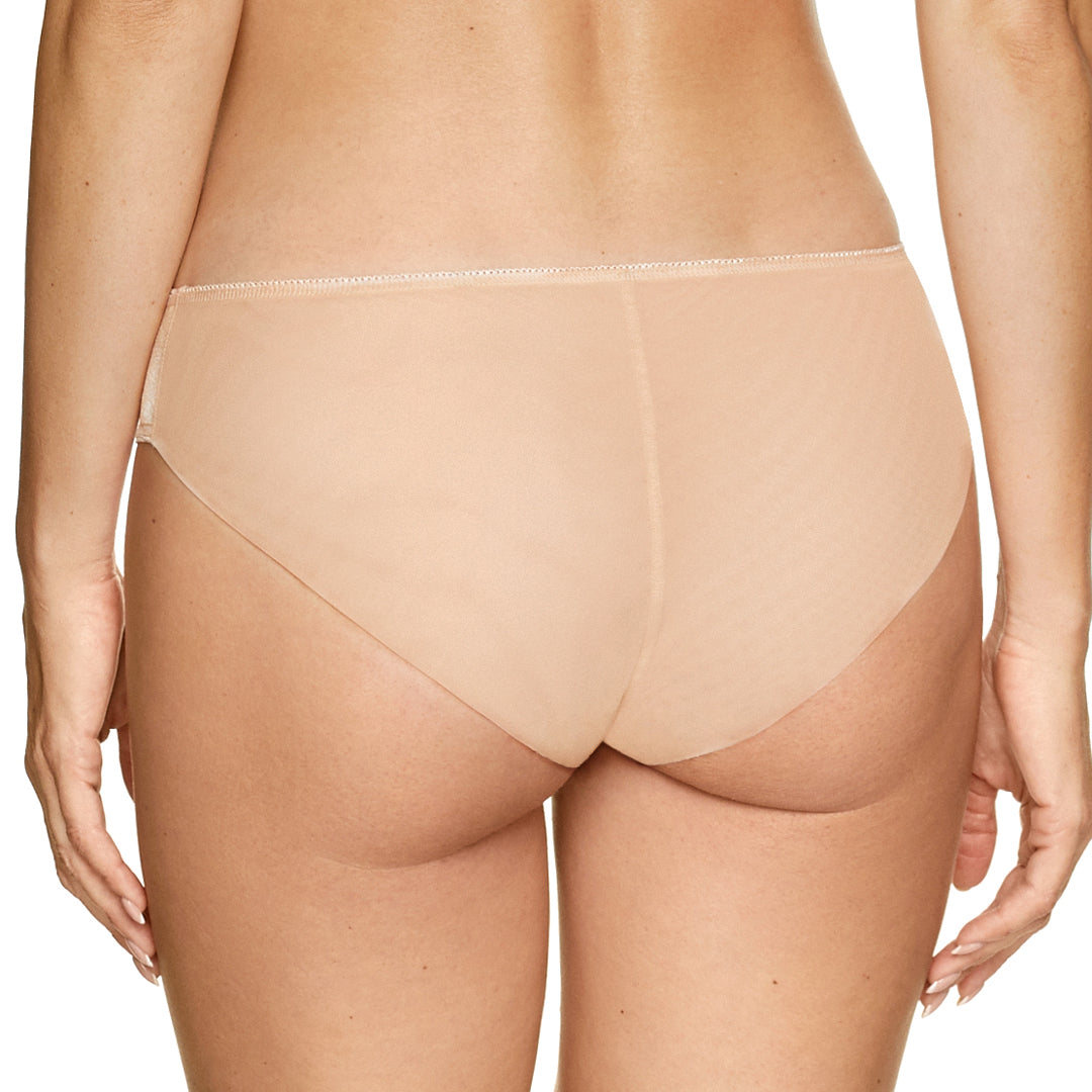 Semi Sheer Bikini Panty Pamela Beige