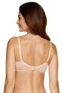 Gorteks Pamela Beige Sheer Mesh Balconette Bra