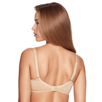 Sheer Mesh Balconette Bra Pamela Beige