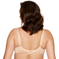 Sheer Mesh Balconette Bra Pamela Beige