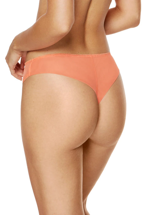 Semi Sheer Thong Panty Pamela Peach