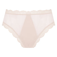 Sheer Mesh High Waist Brief Panty Pauletta