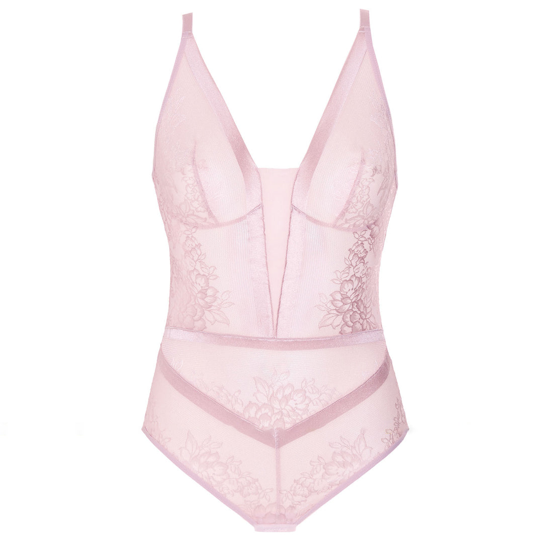 Sheer Lace Body Gorteks Porto Lilac