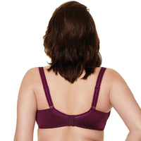 Sheer Lace Bra Gorteks Pamela Aubergine