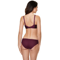 Sheer Lace Bra Gorteks Pamela Aubergine