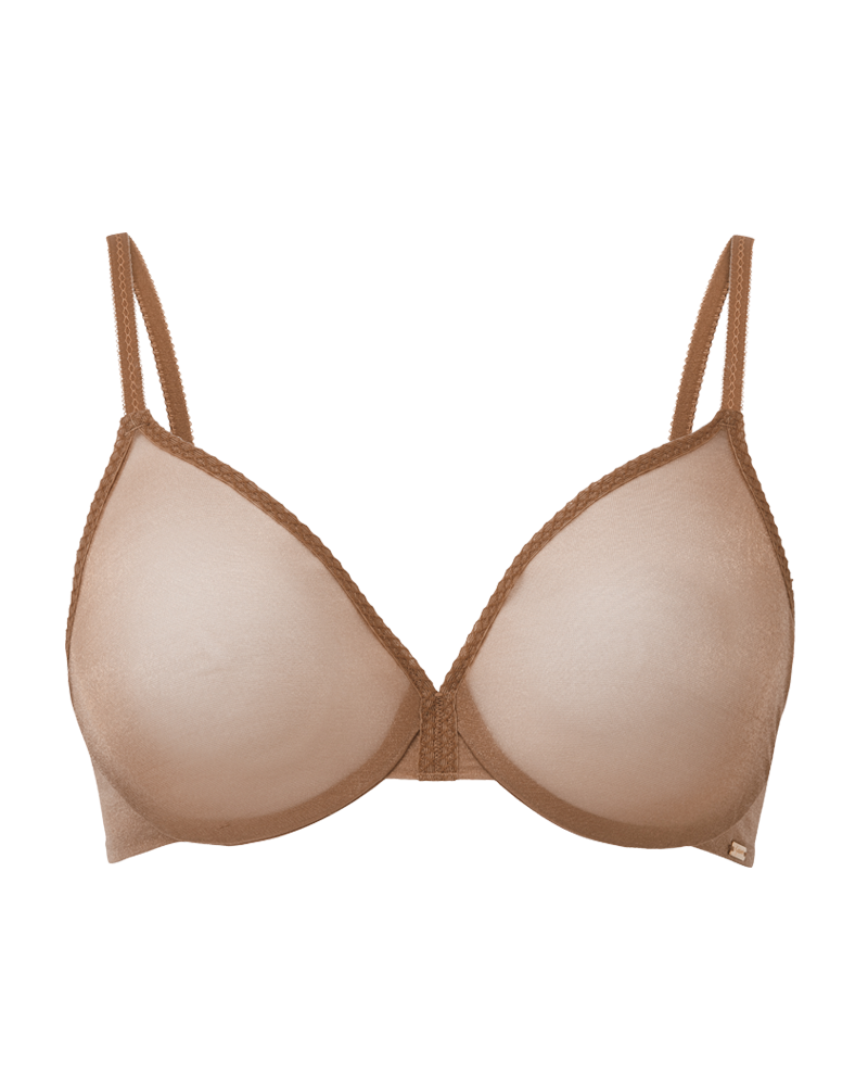 Gossard Glossies Bronze Sexy Sheer Molded Bra 6271