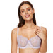 Sheer Lace Balconette Bra Lavender Lingerie