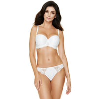 Bridal Molded Bra & Thong Panty Gorteks Rome Ivory Lingerie Set