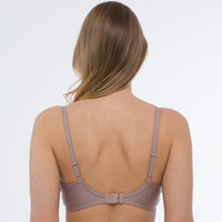 Full Figure Bra Taupe Lingerie back view