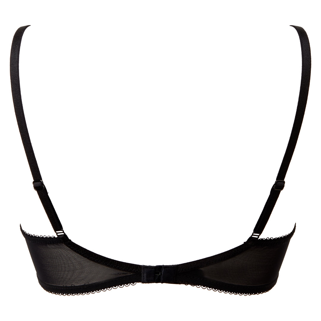 Sheer Plunge Bra Gossard Superboost Lace back view