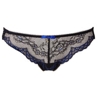 Gossard Superboost Lace Electric Blue Sheer Thong Panty