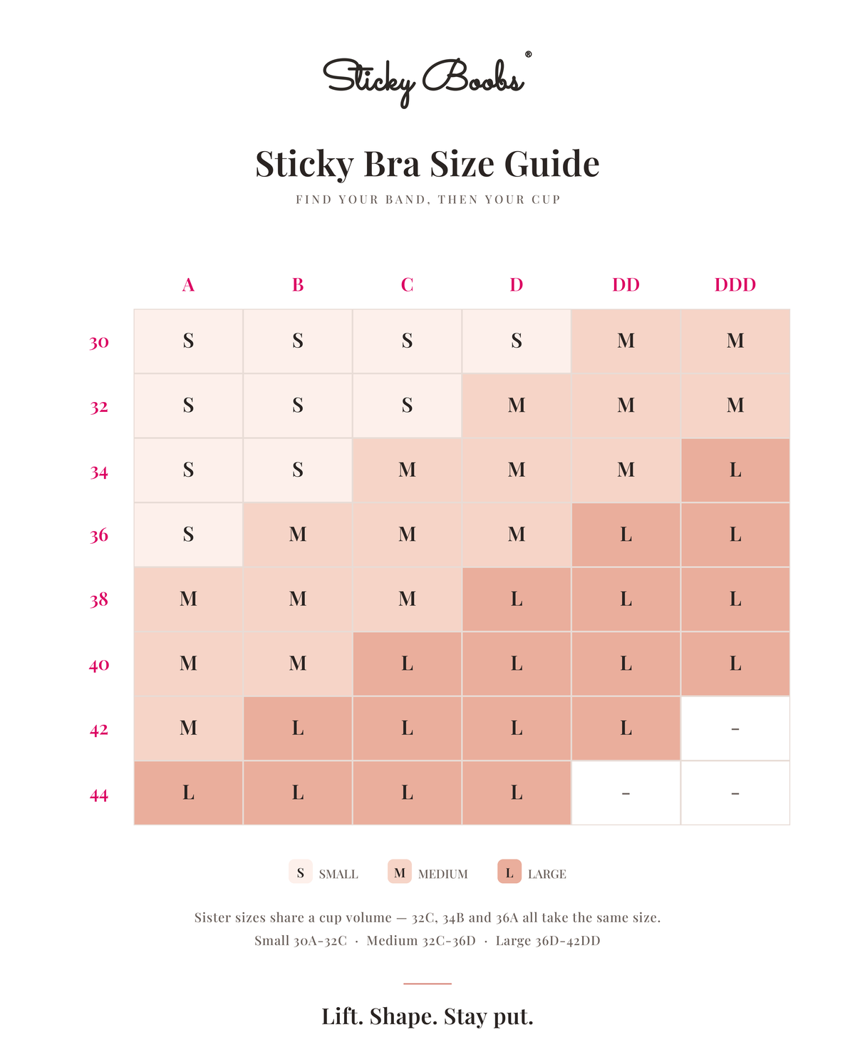 Sticky Boobs Sticky Bra – Adhesive Push-Up Backless Strapless Bra