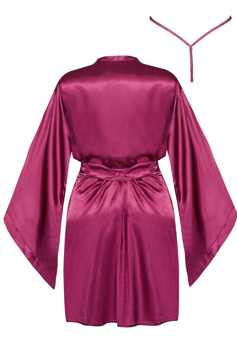 Satin Kimono-Style Robe Beauty Night Samira