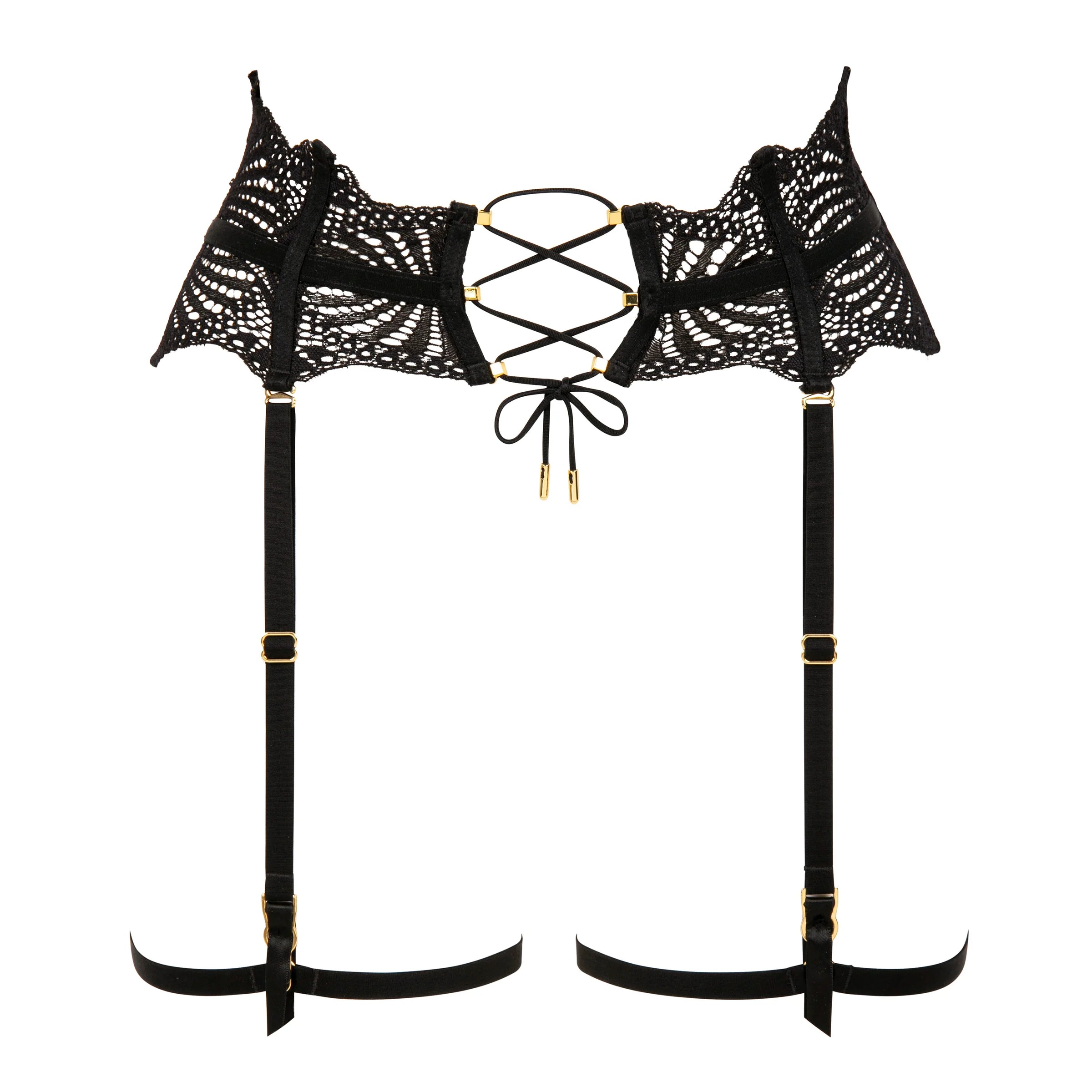 Atelier Amour Enlace Moi Sexy See Through Lace Garter Belt