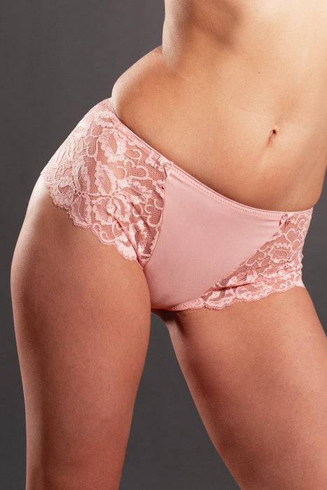 Sheer Lace Tanga Panty Lavinia Dare Me Powder Pink