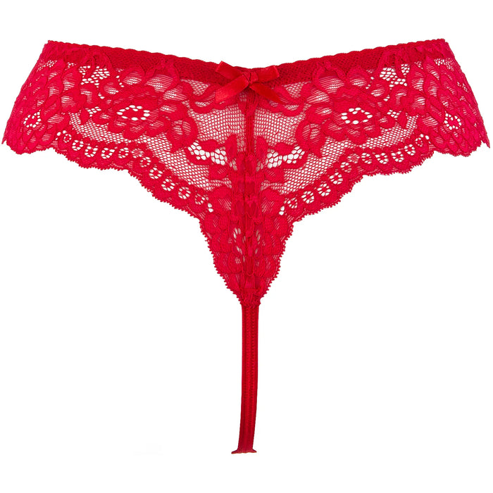 Sheer Lace Thong Panty Axami Valentine