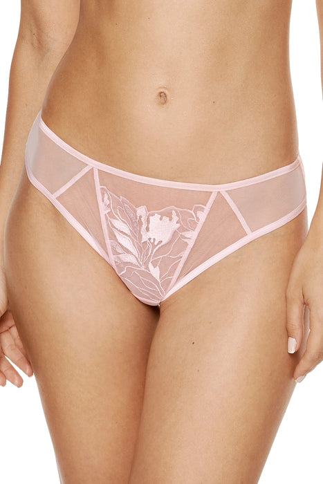 Sheer Mesh Thong Panty Gorteks Coco Pink