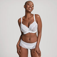 Panache Ana Brief Soft Lace Panty White