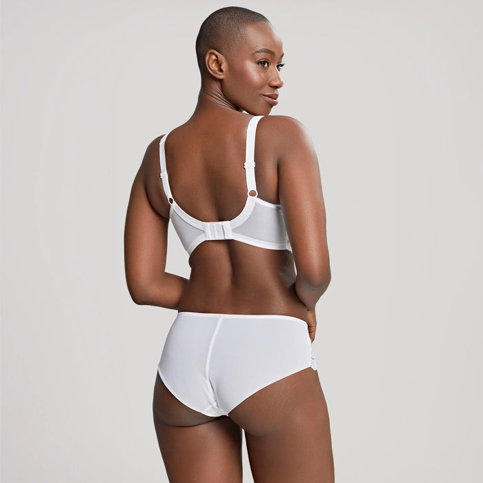 Panache Ana Brief Soft Lace Panty White