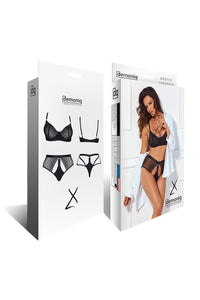 Soft Lace Bra & High Waisted Shorts Demoniq Sarita