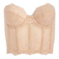 Dominique Taylor Latte Backless Strapless Lace Bra
