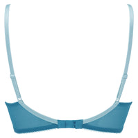 Gossard Superboost Lace Sheer Plunge Bra Ocean Blue