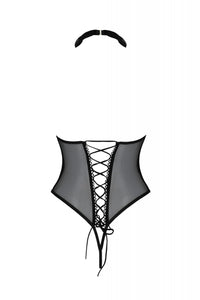 Sexy Lace-up Brief Panty Black Lingerie