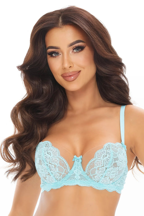 Floral Lace Balconette Bra Axami Allure