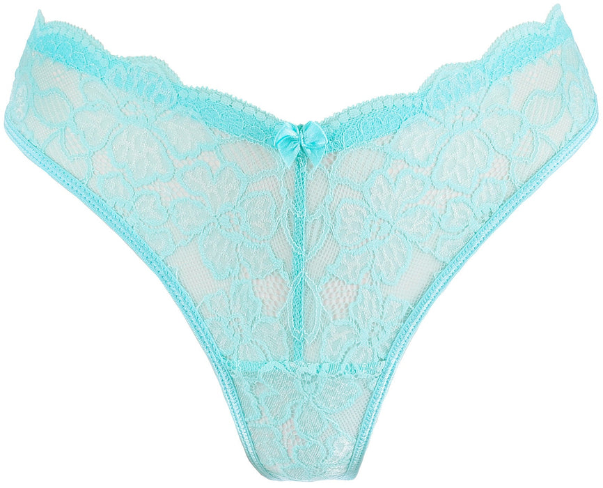 Floral Lace Thong Panty Axami Allure