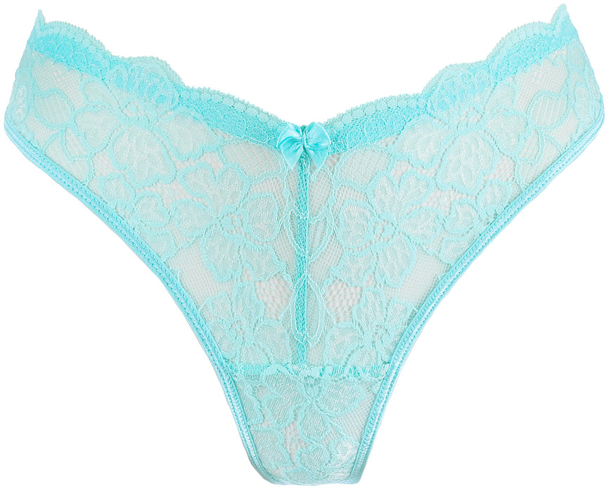 Floral Lace Thong Panty Axami Allure