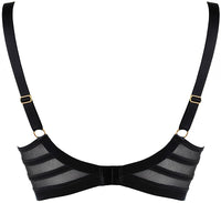 Soft mesh bra, back view