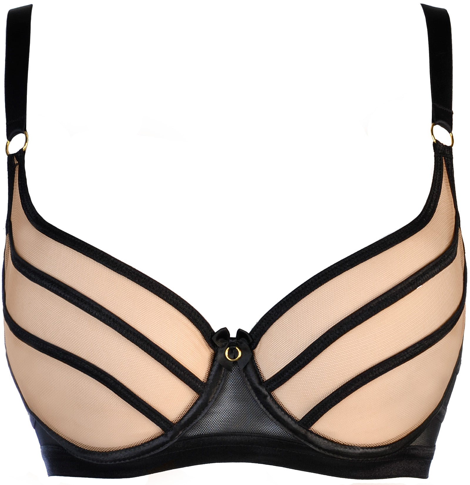 Soft mesh bra – adjustable straps & stretchy fabric
