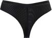 Everyday thong underwear back view, Black