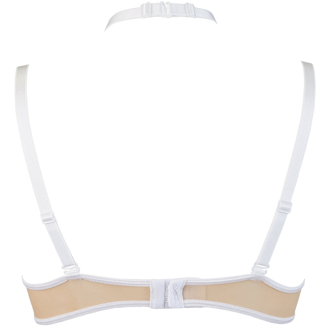Axami Naughty in Nude White Open Cup Shelf Bra