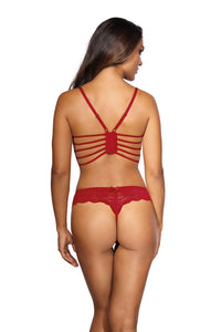 Sheer Lace Thong Panty Axami Valentine