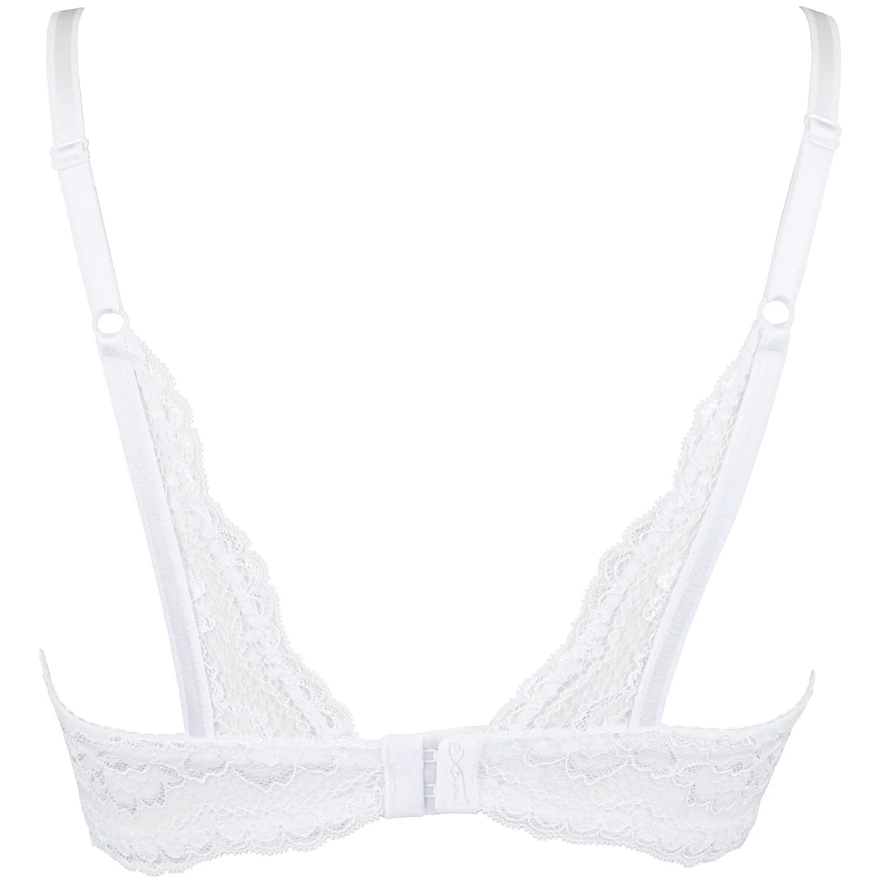 Axami Love Cave White Open Cup Lace Bra