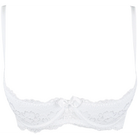 Axami Love Cave White Open Cup Lace Bra