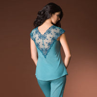 Sheer Lace Pajama Top Vova Lingerie Cosima