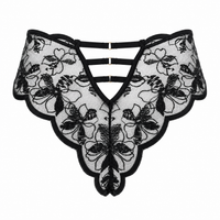 Huit - Lettre d'amour Tanga - Black