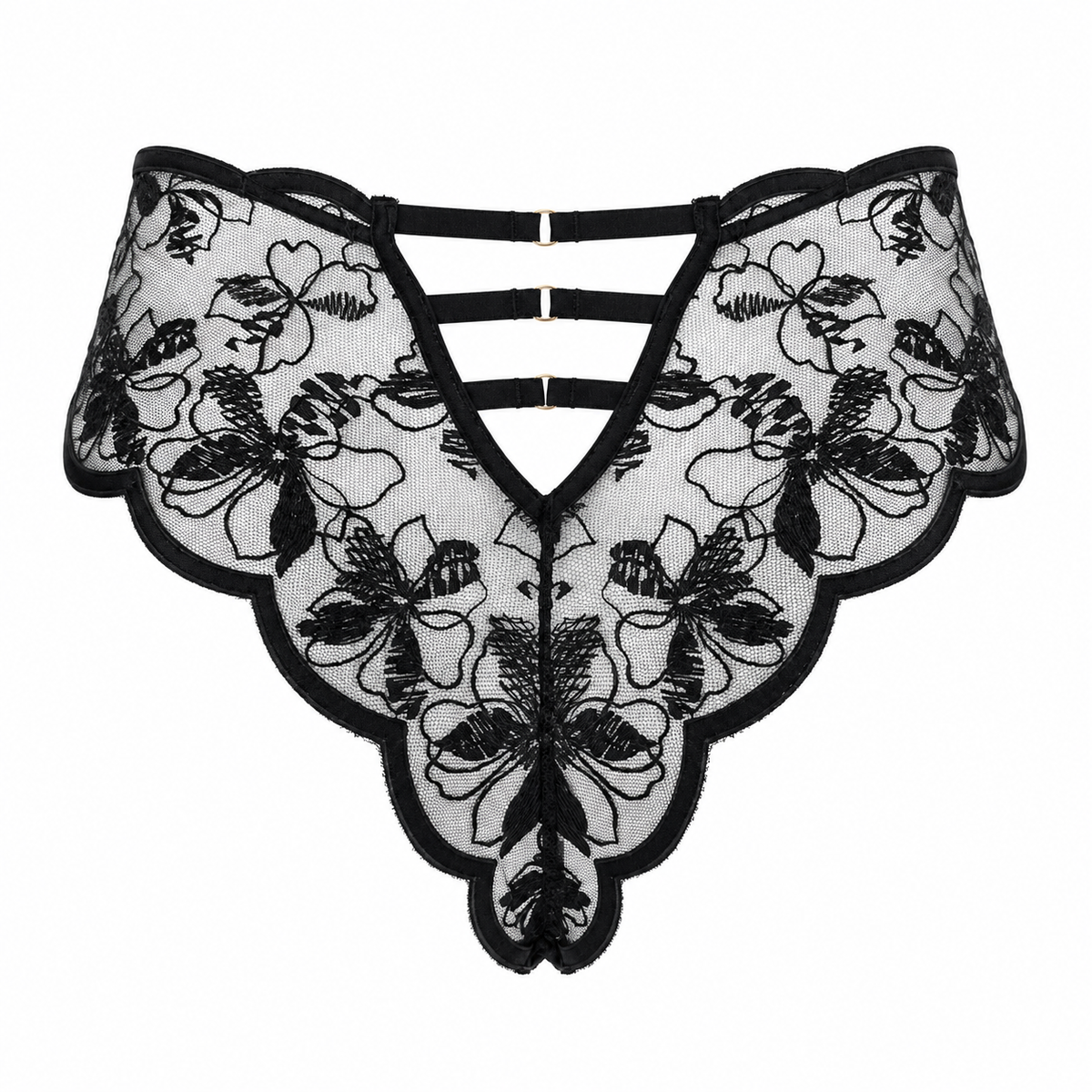 Huit - Lettre d'amour Tanga - Black