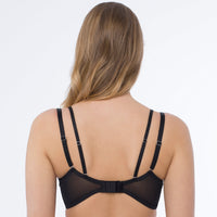 Transparent Embroidered Full Figure Bra Antinea