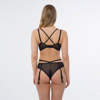 Transparent Embroidered Full Figure Bra Antinea