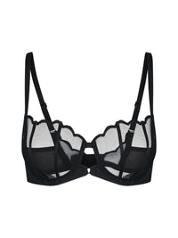 Gossard Obsession Black Sheer Balconette Bra