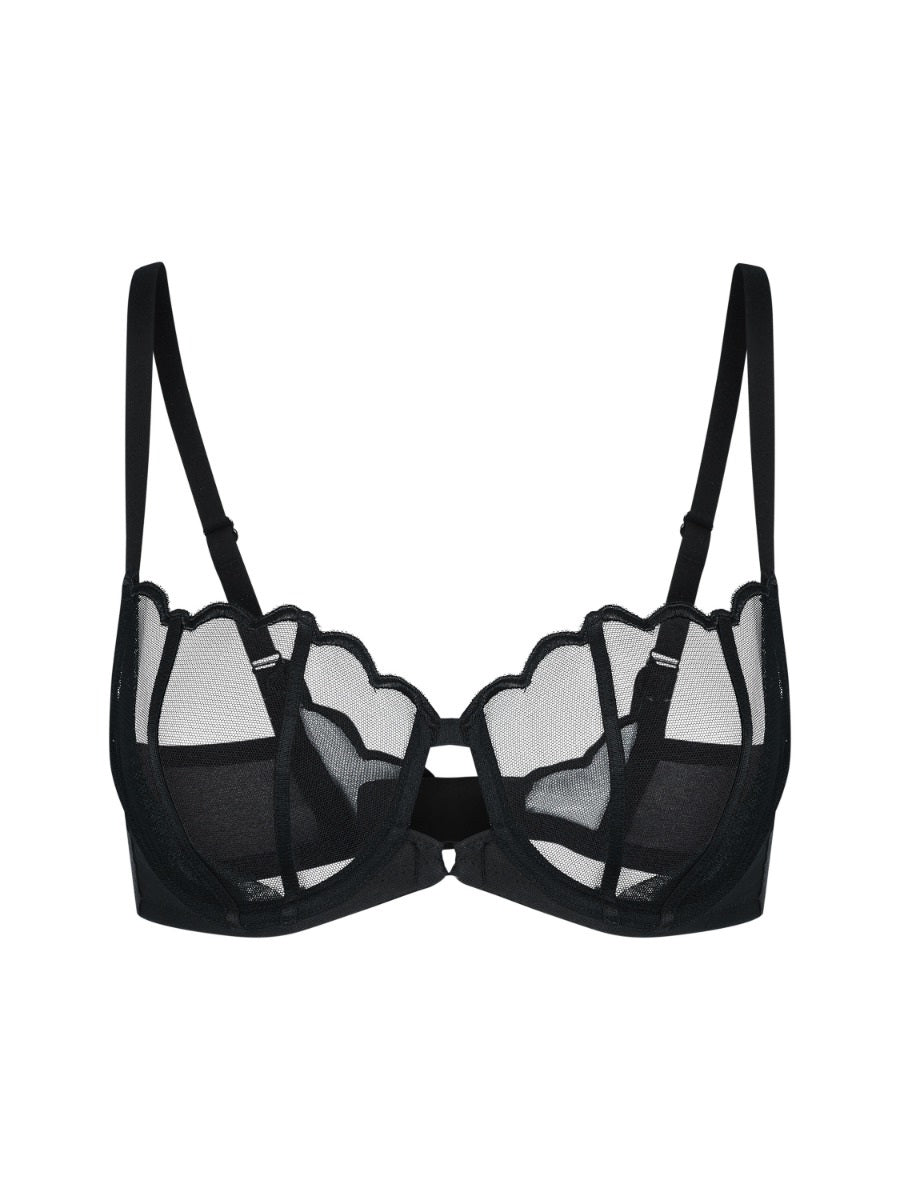 Gossard Obsession Black Sheer Balconette Bra