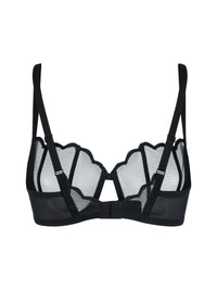 Gossard Obsession Black Sheer Balconette Bra