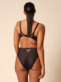 Gossard Obsession Black Sheer Deep Brief