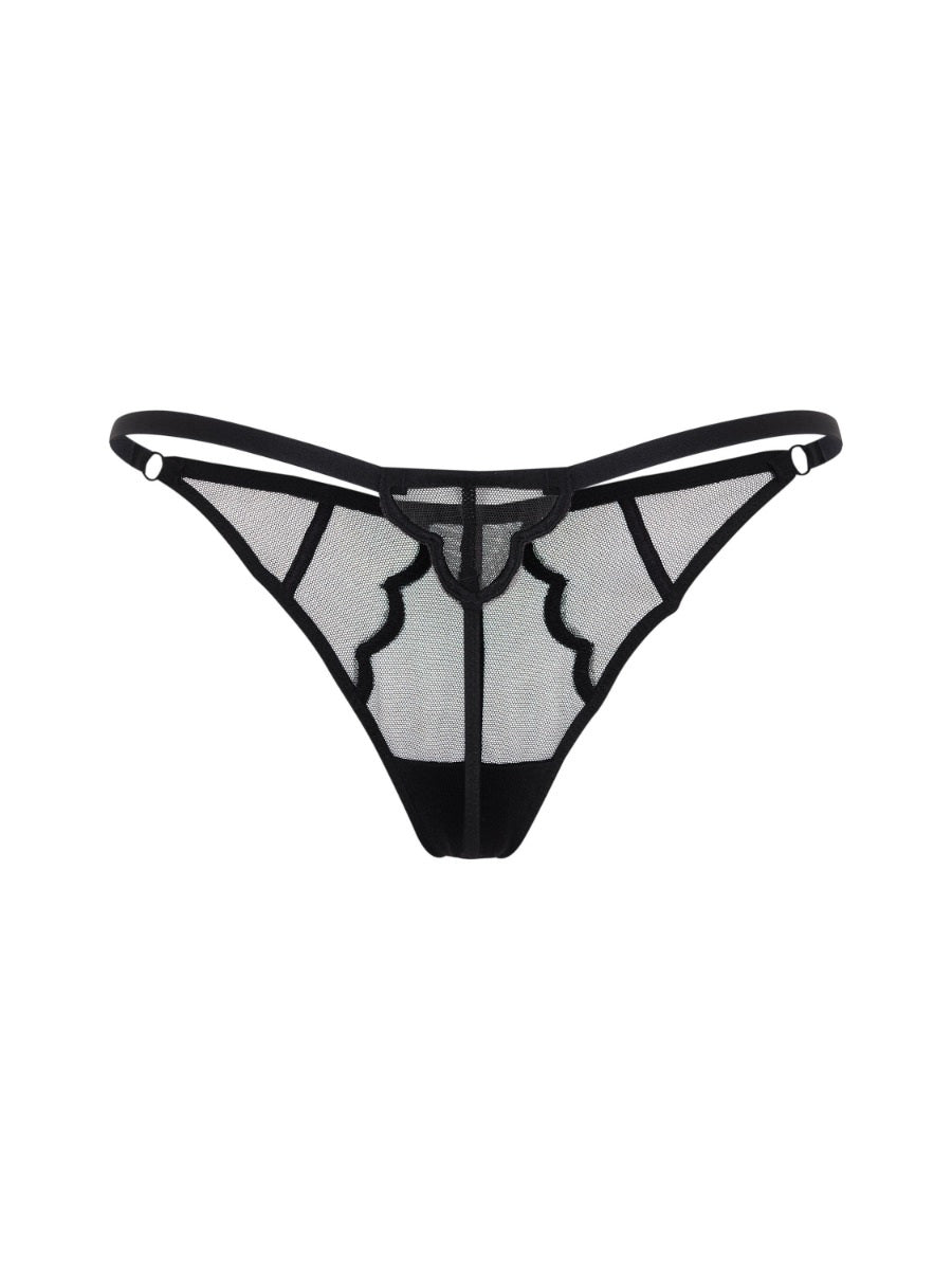 Gossard Obsession Black Sheer Thong