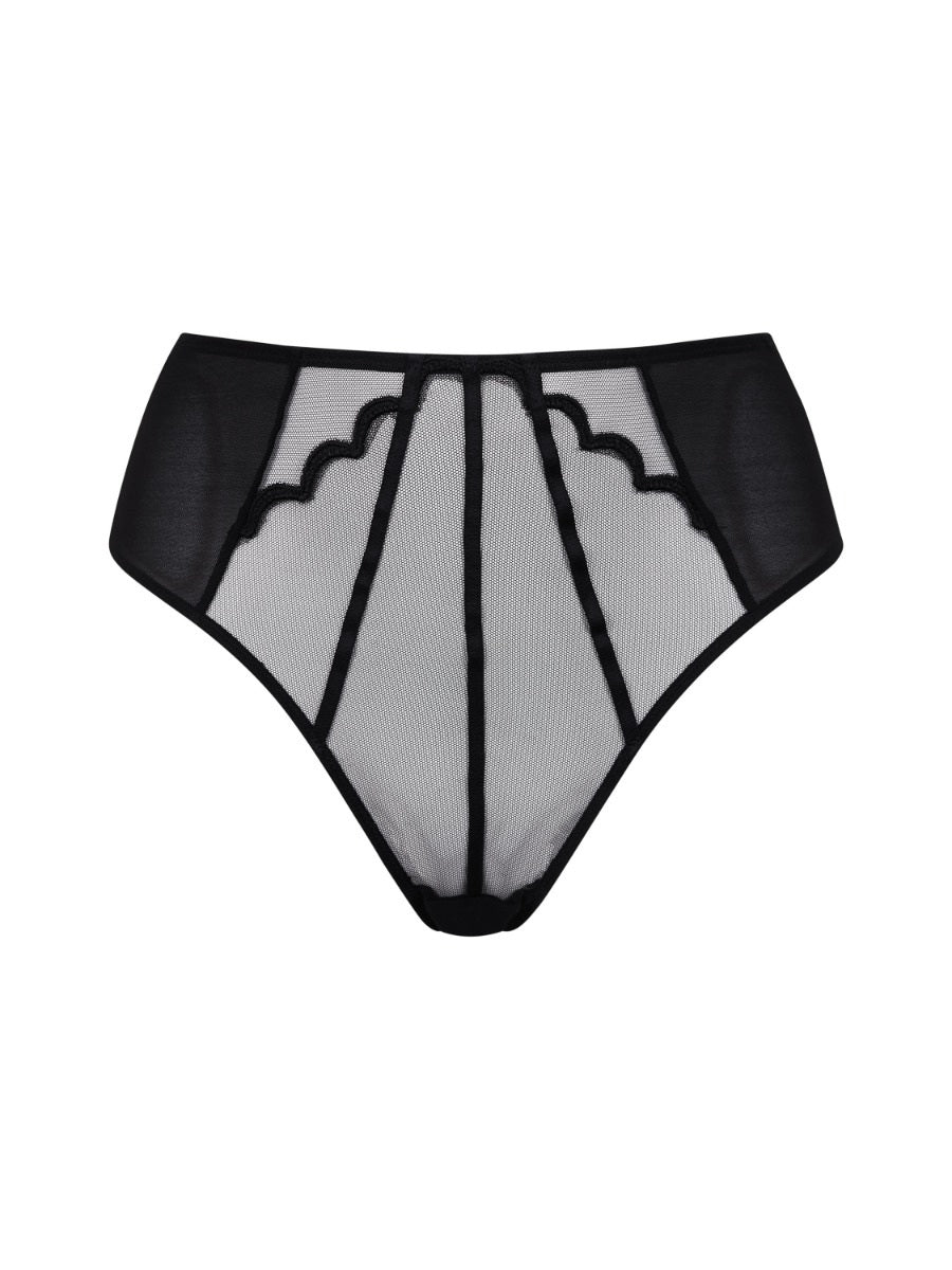 Gossard Obsession Black Sheer Deep Brief